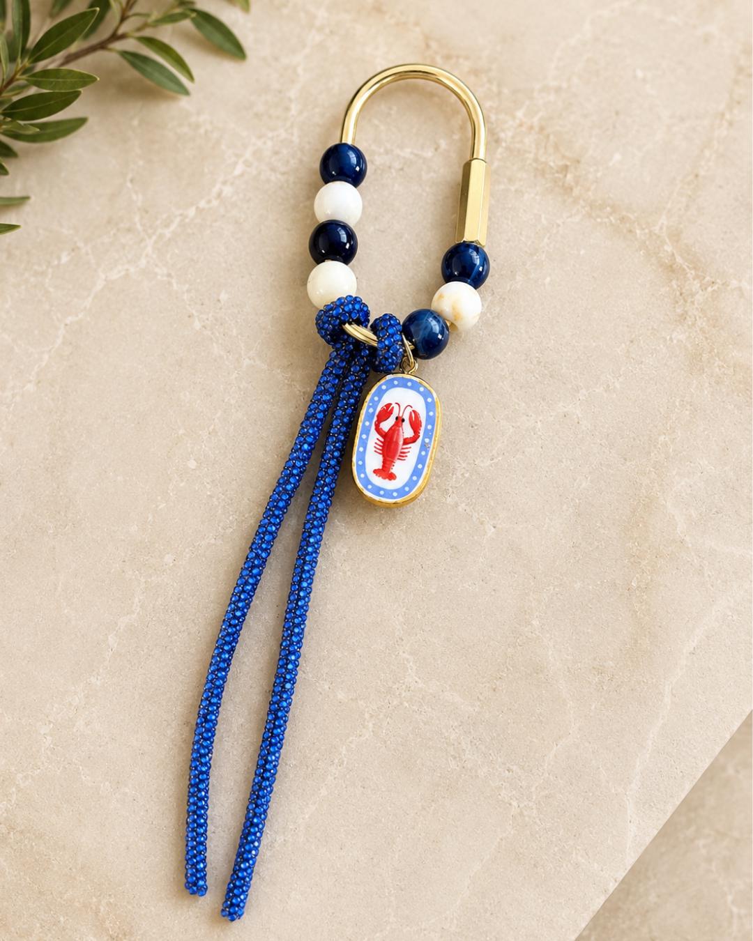 Lobster Personalized Bag Charm