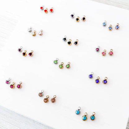 Personalized Basketball Name Necklace with Birthstone & Number Charm