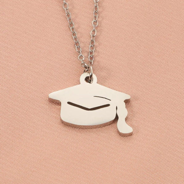 Personalized Graduation Cap Necklace