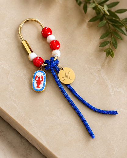 Lobster Personalized Bag Charm