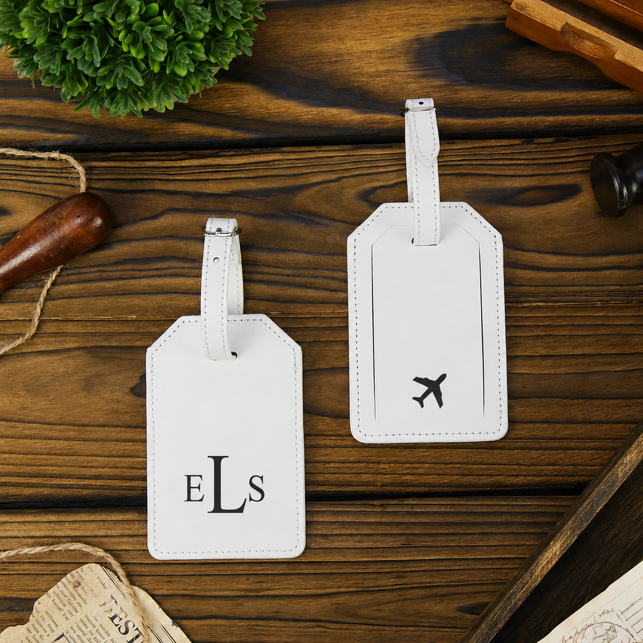 Personalized Leatherette Luggage Tag