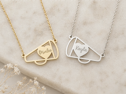 Personalized Cheer Necklace- Large