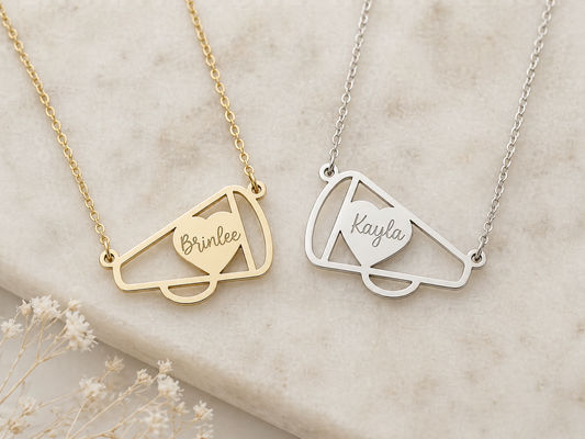Personalized Large Cheer Necklace- Sportset Edition