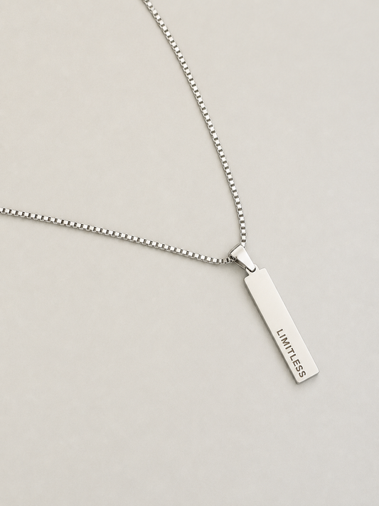 Minimalist Inspirational Bar Necklace
