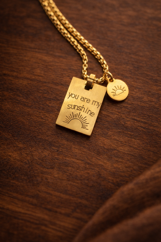 You Are My Sunshine Necklace